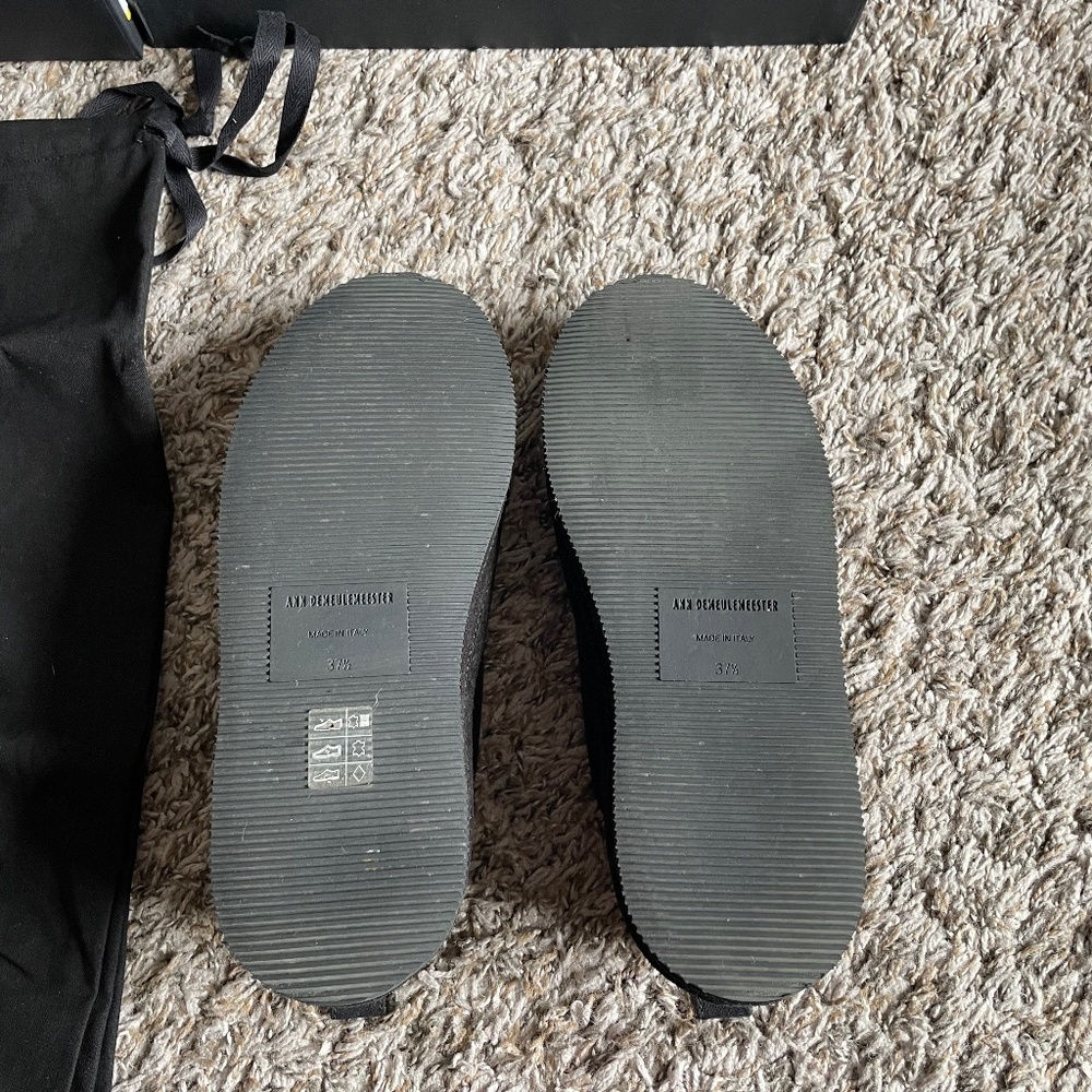 ANN DEMEULEMEESTER/ Black Sneakers/ US7.5/ 24.5cm/ - Picture 6 of 9